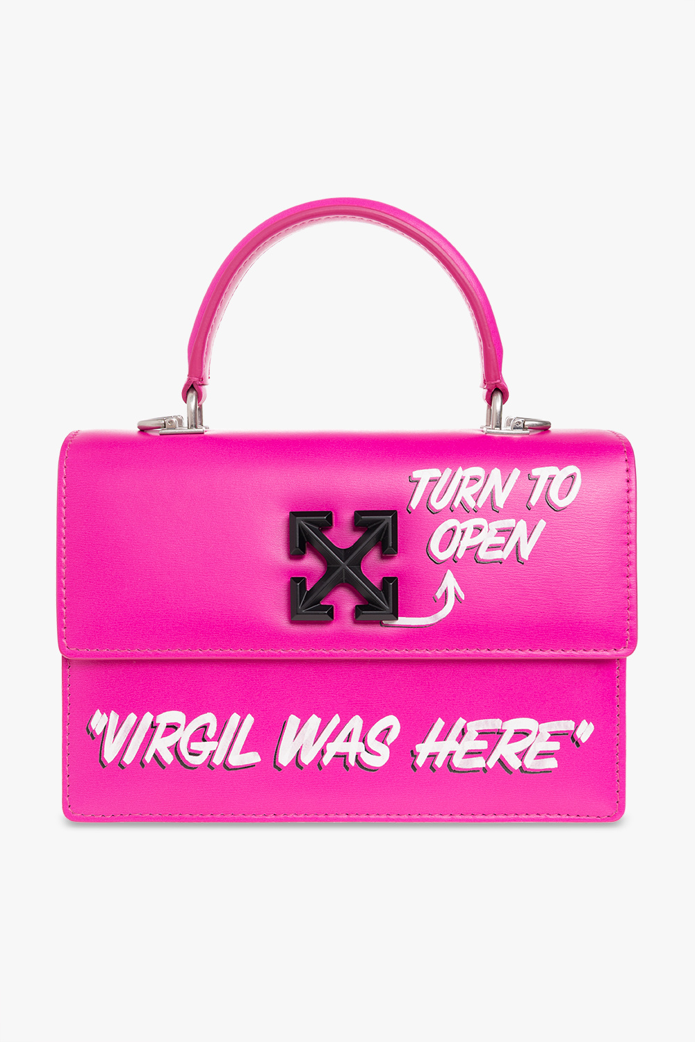 Pink 'Jitney 1.4' shoulder bag Off - White - BALENCIAGA
